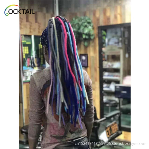 Free sample Japanese fiber new design comfortable wearing handmade dreadlocks crochet braid